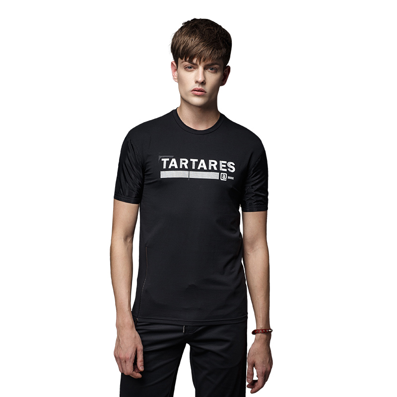 迪尔马奇2016夏季新品男士T恤字母修身休闲潮流半袖上衣M01853_r98