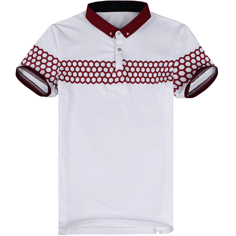 迪尔马奇2017夏新翻领修身男士短袖T恤半袖上衣POLO衫商务M03503_T55