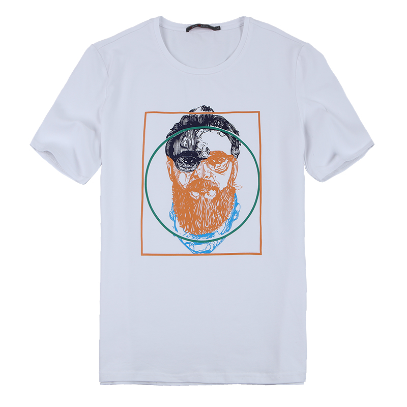 迪尔马奇2017夏新个性人头潮男士上衣半袖短袖圆领打底T恤M01678_p61