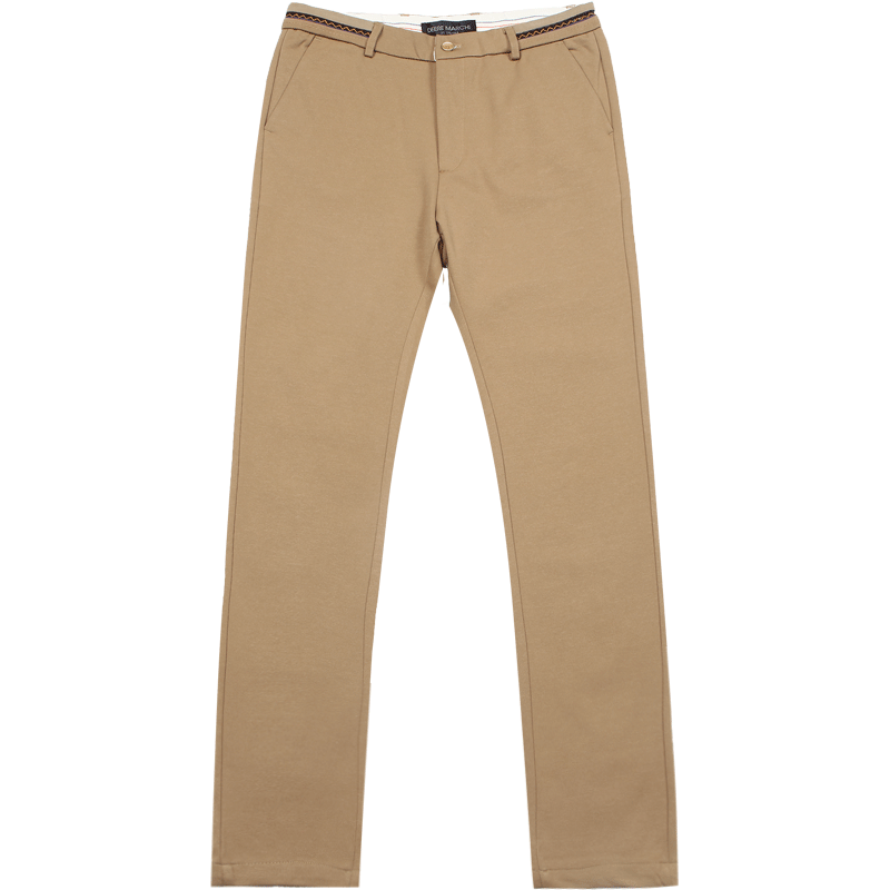 迪尔马奇春装新款长裤修身直筒柔软舒适保暖男休闲裤M16576