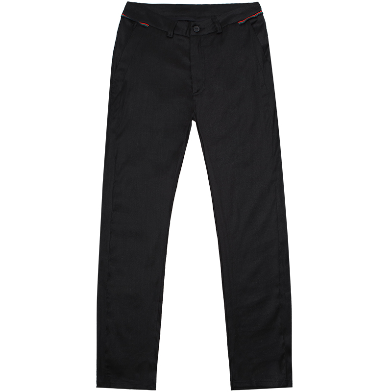 迪尔马奇夏季新品休闲修身西裤潮男士裤子便裤面料裤M16715_y45