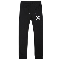 迪尔马奇2017春夏新款男士休闲裤 X印花套装抽绳长裤子潮M26019K_B85