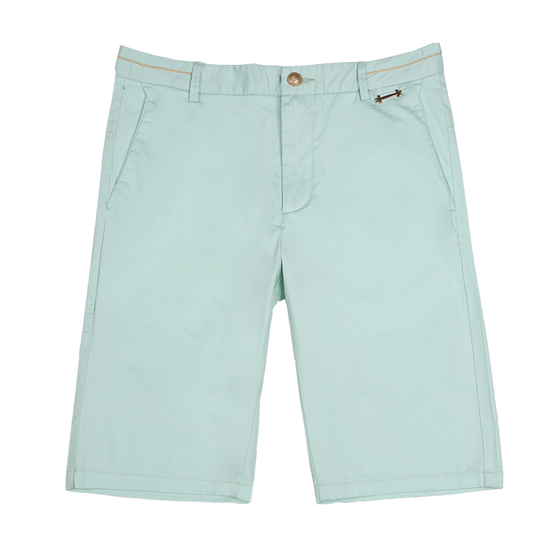 迪尔马奇夏季新品潮男士英伦风休闲修身短裤五分裤子M19529