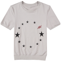 迪尔马奇2017夏季新款男士短袖休闲印花T恤潮圆领衣服男装M010019