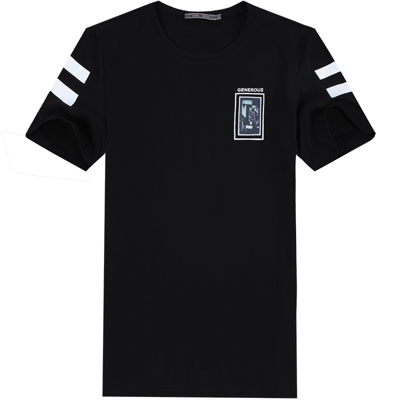 迪尔马奇 夏季新款男装短袖T恤 男士半袖修身打底衫潮M01685