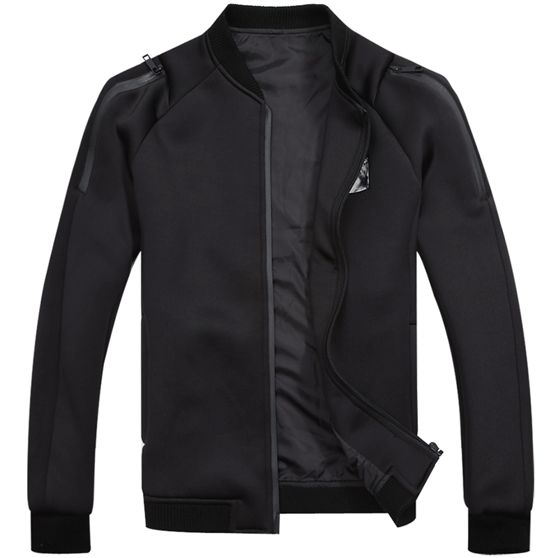 迪尔马奇春装新款男士休闲夹克 立领修身加厚款外套潮M09672