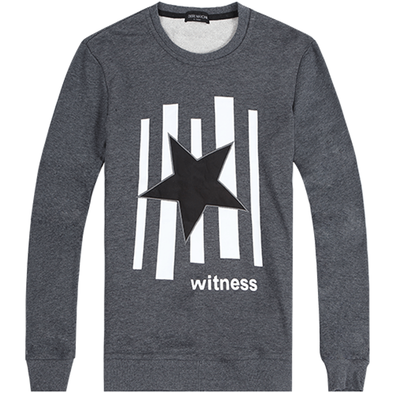 迪尔马奇 春装新款男士圆领套头卫衣 修身休闲薄款潮M08604