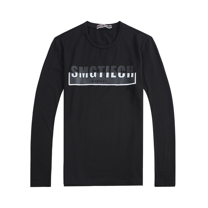 迪尔马奇长袖T恤 秋冬新款男装休闲男士圆领印花T恤衫M07622