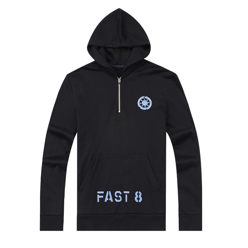 迪尔马奇秋季新款男士连帽卫衣帅气休闲长袖套头上衣潮M08692