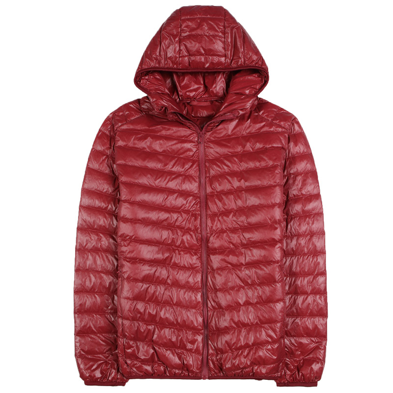 迪尔马奇羽绒服男冬季新款青年潮连帽休闲轻薄男士外套M13805