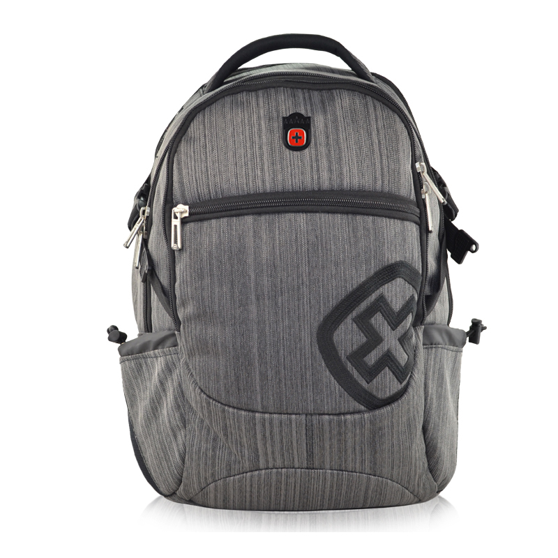 SWISSGEAR瑞士军刀双肩包 时尚轻便电脑包 多动能运动休闲旅行包 标红色