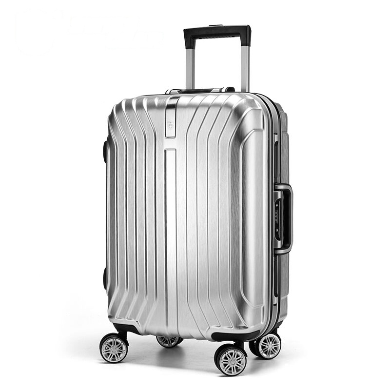 SWISSGEAR瑞士军刀拉杆箱万向轮 静音大容量行李箱旅行箱包24寸 24寸 银色