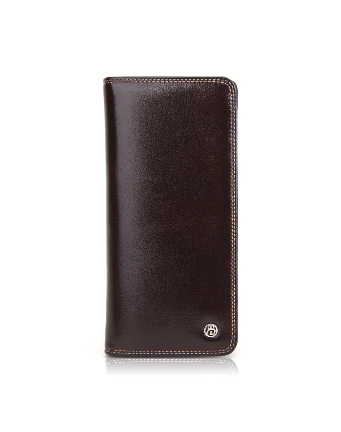 贝尔beier2018新款宴会旅行休闲商务纯色牛皮真皮柔软长款钱包男包爆款特惠