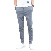 超音狼男装舒适透气夏季简约束腰潮流挂饰休闲长裤2018WLYJ-C03