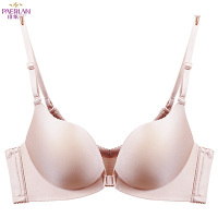 珀依兰 无钢圈前扣女文胸夏季美背性感 一片式无痕聚拢舒适内衣