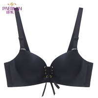 珀依兰 小胸聚拢绑带拉绳拉B女文胸 舒适无痕一片式无钢圈lb内衣