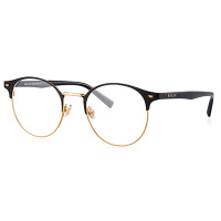 暴龙新款眼镜框 光学镜架圆框金属近视眼镜框女BJ7003