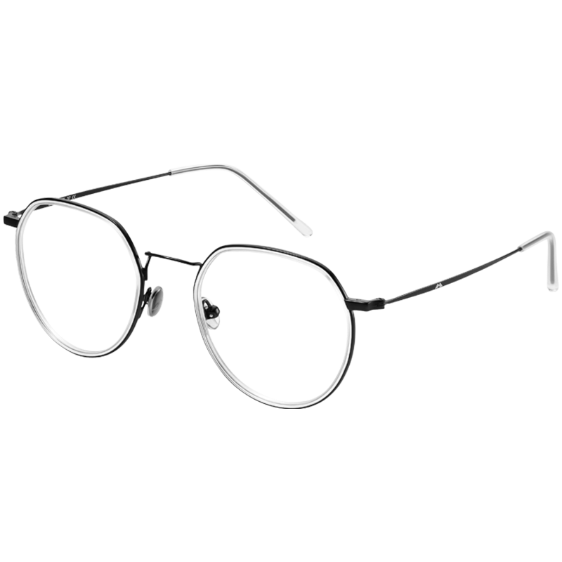 陌森眼镜框男近视复古圆框时尚简约全框眼镜架可配近视镜片MJ6095