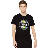 以纯线上品牌a21 2017夏装新款T恤男潮流街头印花圆领男装短袖上衣4721330057