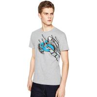 以纯线上品牌a21 2017 夏装新款T恤男时尚印花舒适男士短袖上衣4721330100