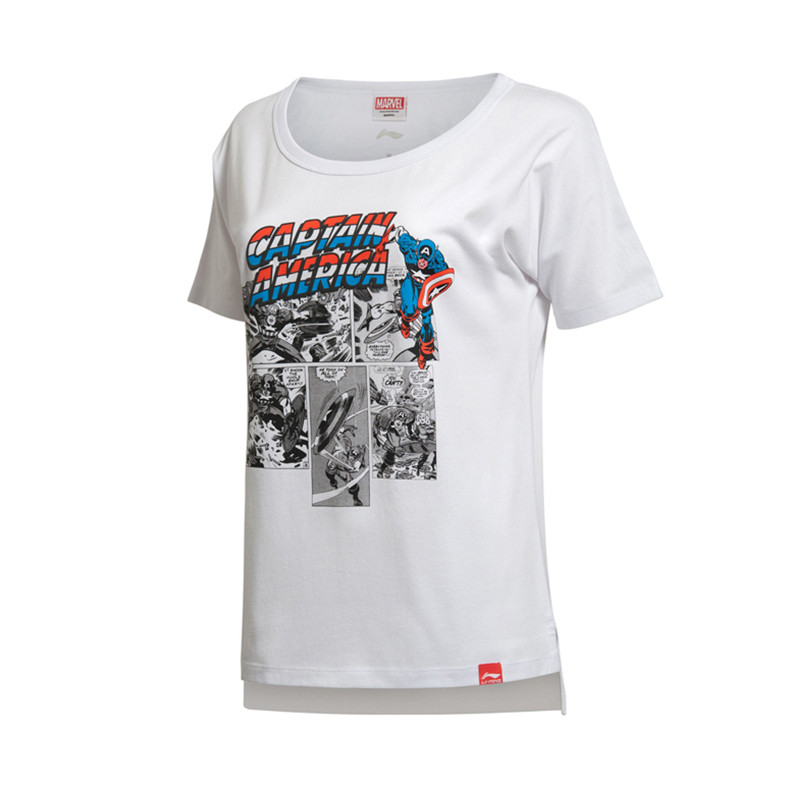 李宁女短袖运动透气吸湿排汗