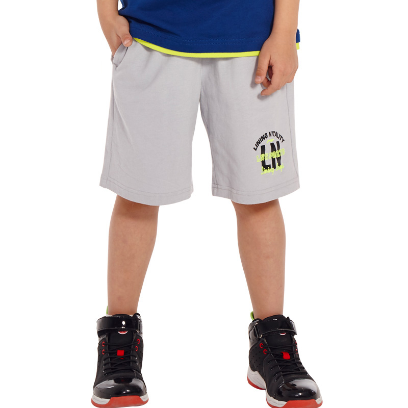 李宁男童棉薄款五分裤