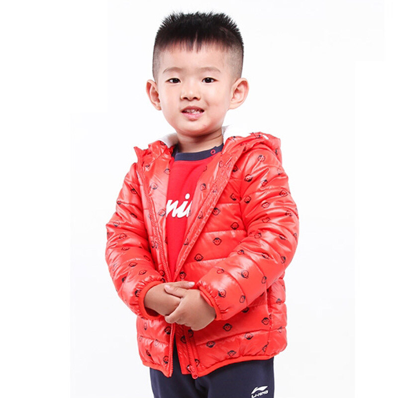 李宁幼童男童棉服AJML019