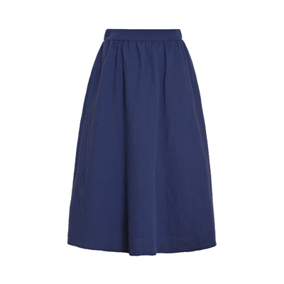 烟花烫2018秋季新款女装修身百搭纯色半身裙女士 风澹3730230