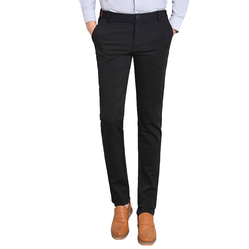 【苏宁自营】杰米克(JenMick)男装 修身直筒 韩版薄款宽松 潮流百搭长裤