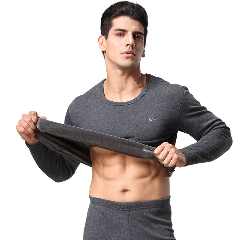 【苏宁自营】七匹狼保暖内衣 男加绒加厚秋冬男士保暖套装