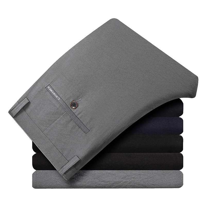 阿仕顿2017夏季新品男士休闲裤 商务休闲直筒中腰修身西装裤长裤