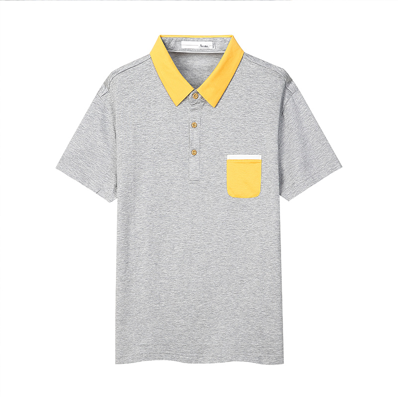 阿仕顿夏季品牌清仓短袖中年男士商务休闲POLO衫修身半袖上衣