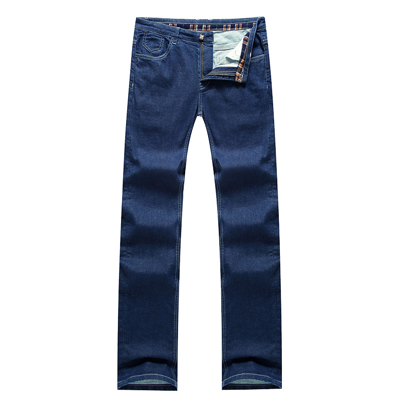 阿仕顿春秋男士青年水洗牛仔裤商务休闲蓝色直筒长裤
