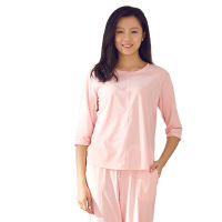 茵曼内衣 舒适休闲五分袖伸缩带家居服套装 9864482121
