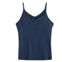 茵曼内衣 2017新品 舒适小蕾丝睡眠吊带背心女打底衫 9870861189