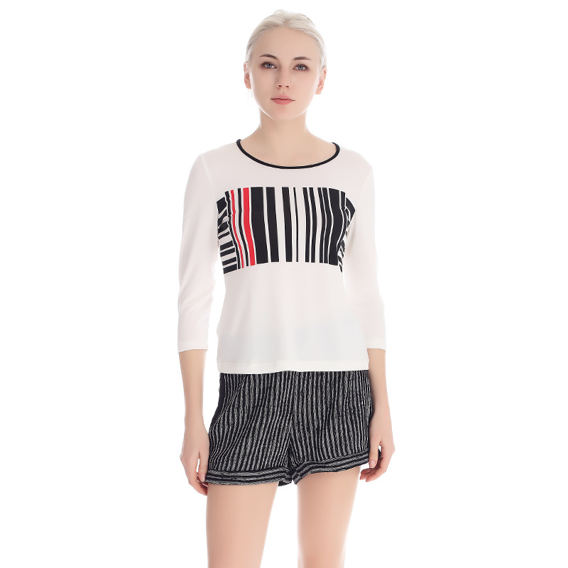 A&D女士百搭七分袖T恤