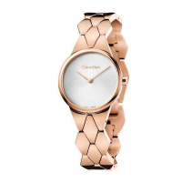 卡文克莱ck手表 SNAKE蜿蜒系列石英女表 K6E23646 金色