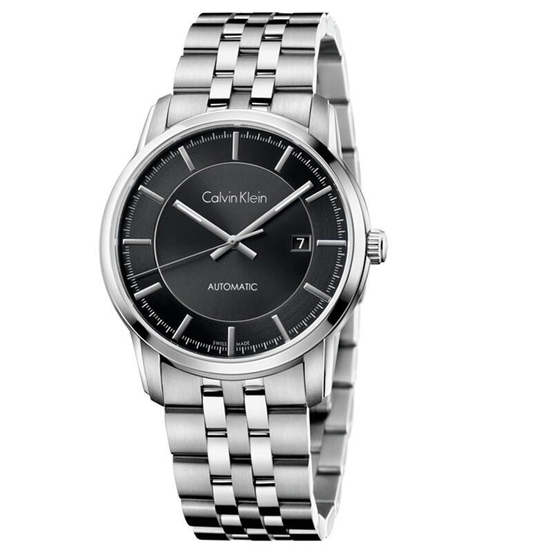 卡文克莱(CalvinKlein) INFINITE系列时尚休闲男表机械手表 K5S34141 黑色