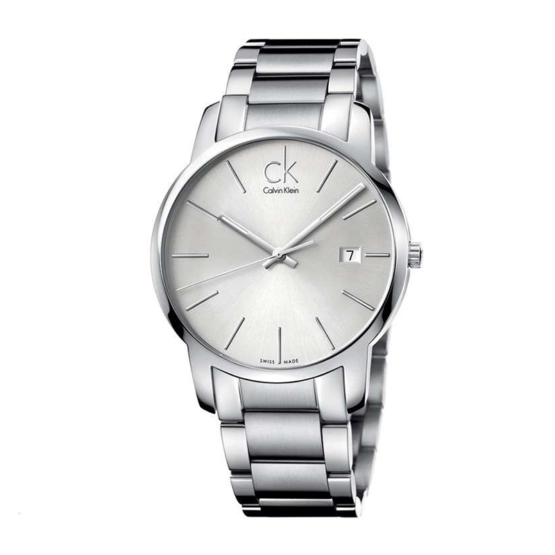 CK卡文克莱（CalvinKlein）手表 简约时尚男表 K2G2G146 银色