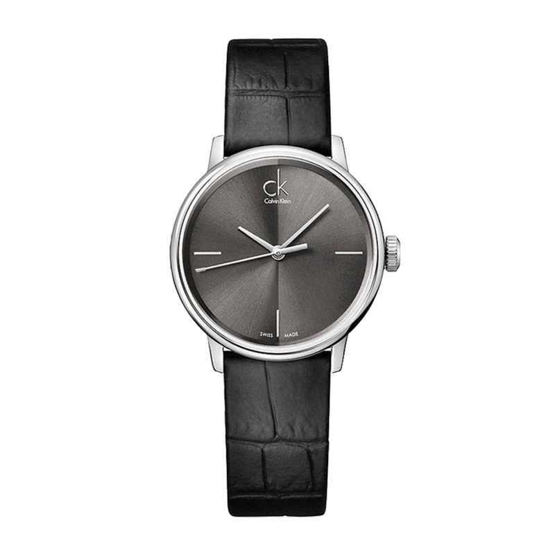 CK卡文克莱瑞士手表ACCENT系列女表皮带石英表 K2Y2Y1C3 黑色