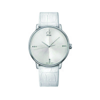 CK卡文克莱（CalvinKlein）手表时尚休闲男表 K2Y2X1KW 大盘 白色