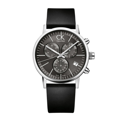 CK卡文克莱（Calvin Klein）手表男表石英表 黑盘黑带K7627107 黑色