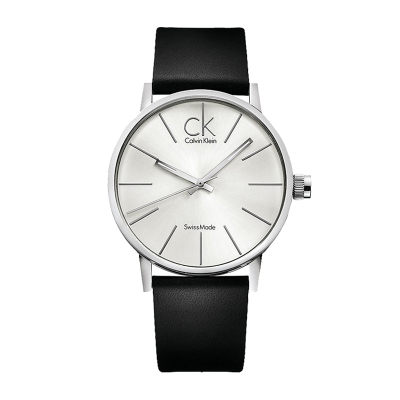 卡文克莱（CalvinKlein）ck手表 男表皮带大方石英表 K7621192男表 黑色