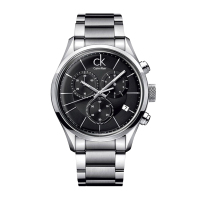 CK卡文克莱（Calvin Klein）手表男表石英表 黑盘钢带K7627161 白色