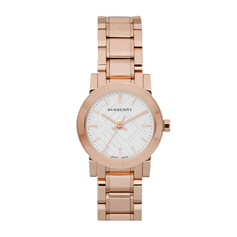 巴宝莉（Burberry） 经典英伦休闲时尚女士手表 BU9204 玫瑰金色