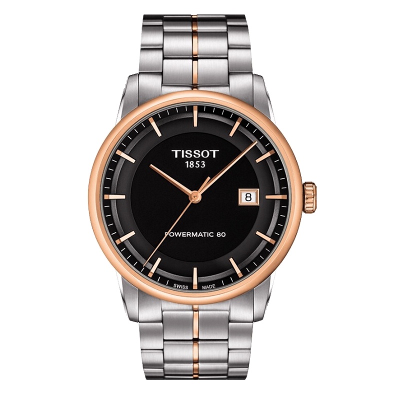 天梭(TISSOT)手表 豪致系列机械男表 银色