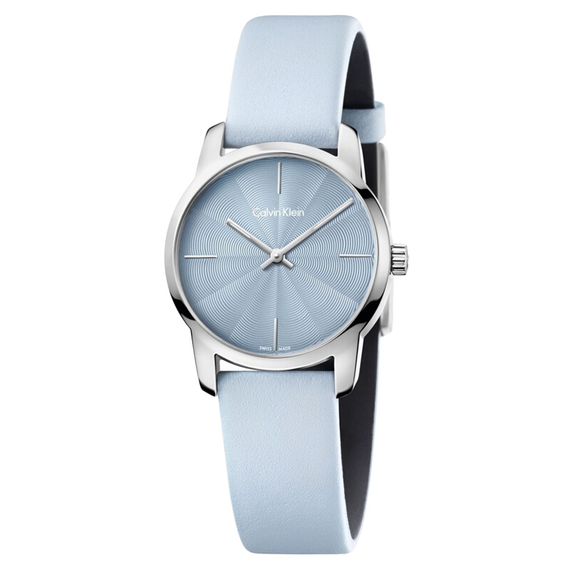 卡文克莱CK手表气质皮带简约石英女表 K2G231VN