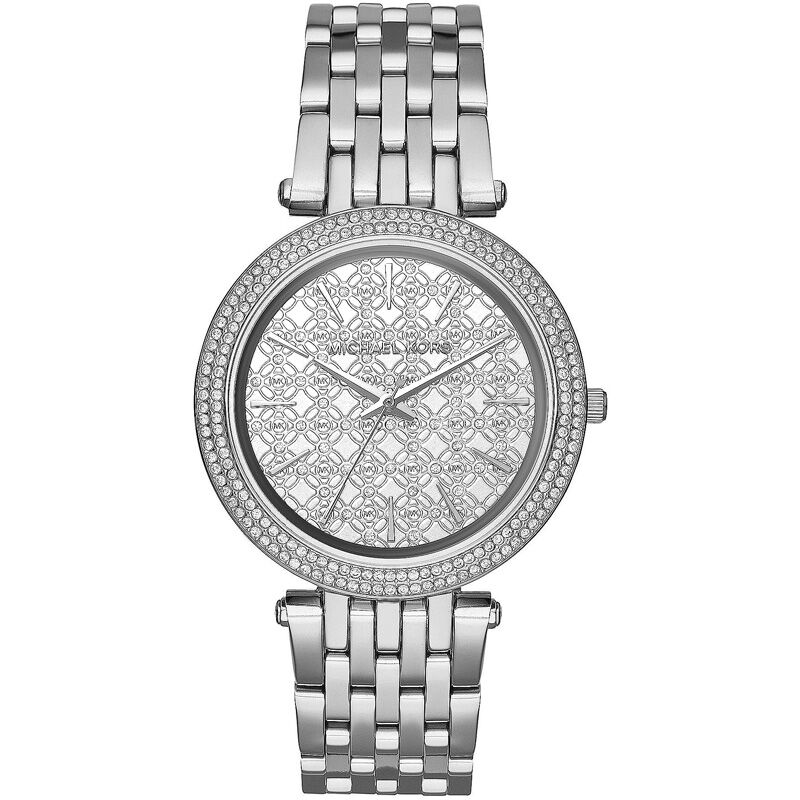 Michael Kors 女士腕表时尚镶钻不锈钢表带石英表手表女 MK3404