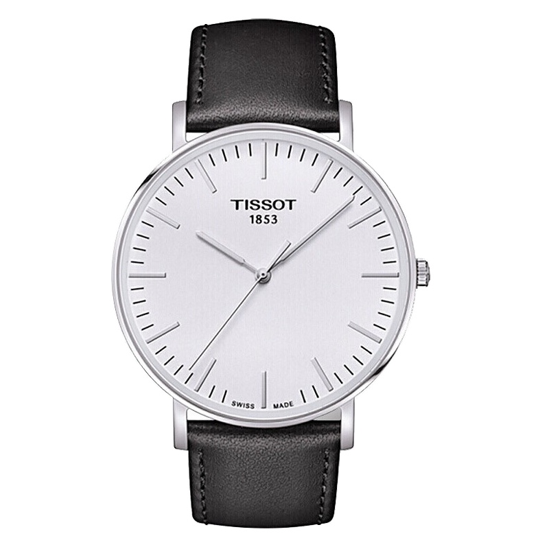 天梭(TISSOT)手表瑞士品牌魅时系列时尚大气简约男士石英腕表