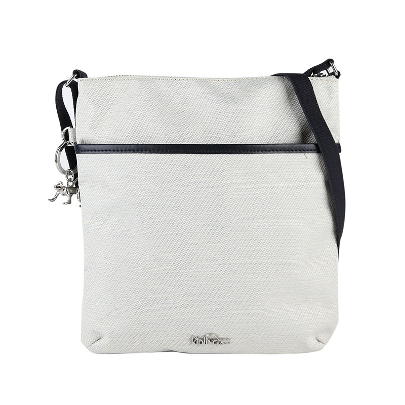 Kipling凯浦林 金属logo吊坠织布女士斜挎包 K16622